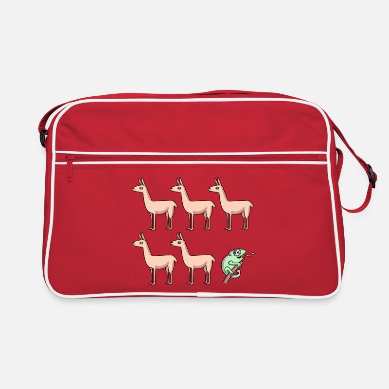 Llama Chameleon Retro Bag