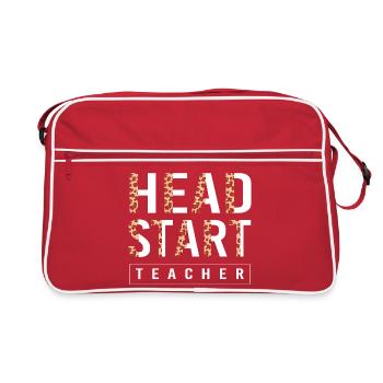 Preschooler Teacher Preschool - Retro Bag - red/white - Front