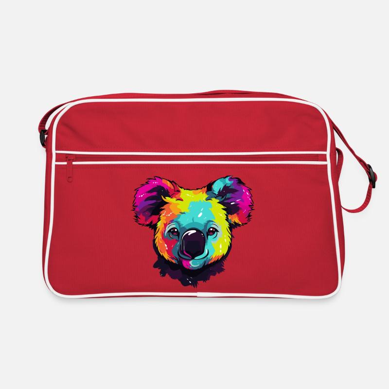 Pop Art Coloré de Koala Sac Retro