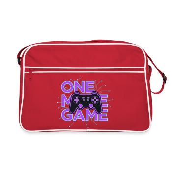 One Game Controller Neon Circuit - Retro Bag - red/white - Front