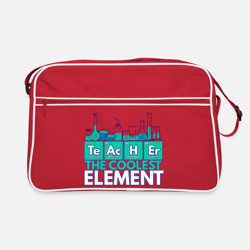 Professeur – L’élément le plus cool | Thème de la chimie Sac Retro