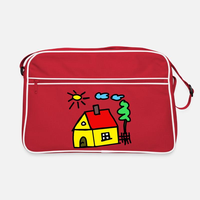 Constructeurs de maisons de rêve de la maison de la cabane Sac Retro