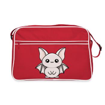 chauve-souris - Sac Retro - rouge/blanc - Devant