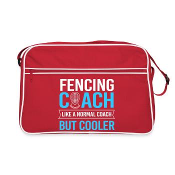 fencing - Retro Bag - red/white - Front