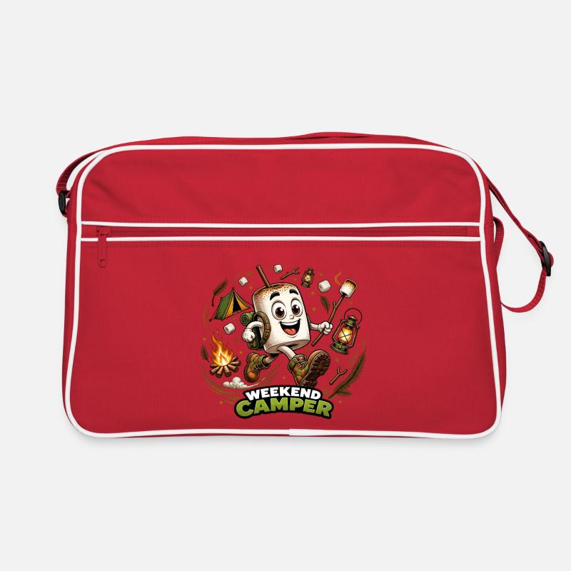 Camping Marshmallow Marshmallow Weekend Adventurer Retro Bag