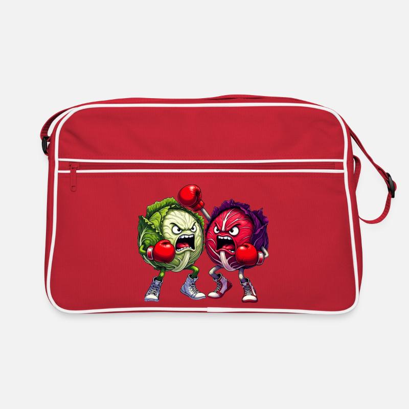 Boxing Cabbages Retro Bag