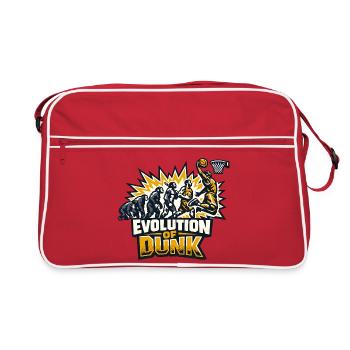 Evolution of Dunk – Basketball Mashup - Retro Bag - red/white - Front