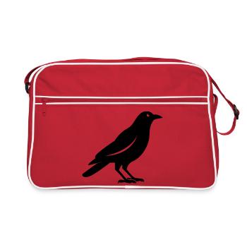 crow - Retro Bag - red/white - Front