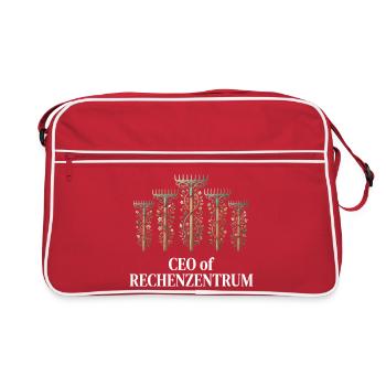 Rechenzentrum - Retro Tasche - Rot/Weiß - Vorne