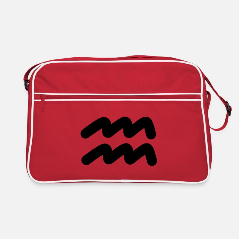 Wassermann Sternzeichen Wassermann Retro Tasche