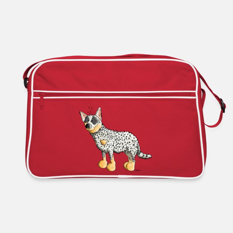 Drôle Bouvier Australien - Australian Cattle Dog Sac Retro
