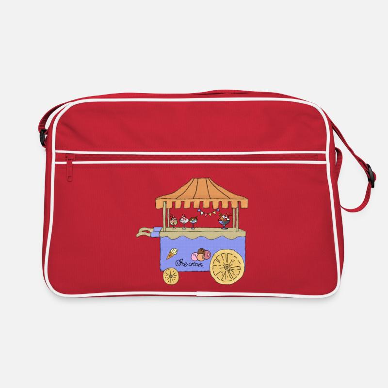 Eiscreme Retro Tasche