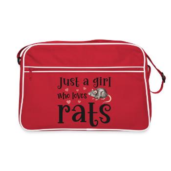 Rat Rats - Sac Retro - rouge/blanc - Devant