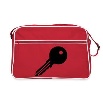 Clé - Sac Retro - rouge/blanc - Devant