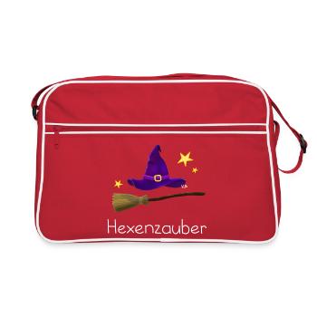Witch Spell - Retro Bag - red/white - Front