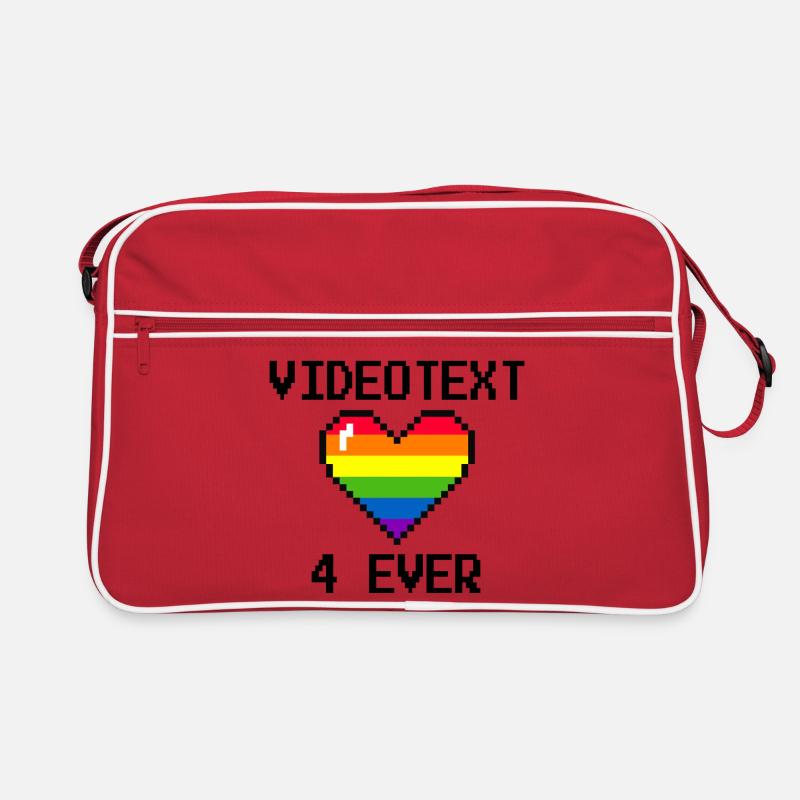 Videotext for ever Retro Tasche