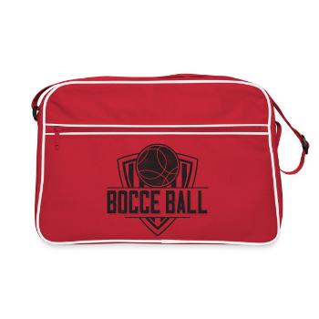 Bocce Saying Bocce Ball avec Jack Bocci Game Bocce - Sac Retro - rouge/blanc - Devant