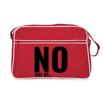 Non juste non - Sac Retro - rouge/blanc - Devant