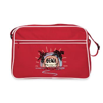 Vie à la plage Sunrise Arc - Sac Retro - rouge/blanc - Devant