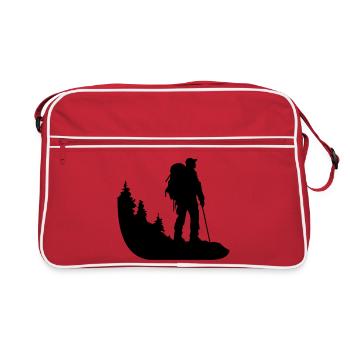 alpiniste - Sac Retro - rouge/blanc - Devant
