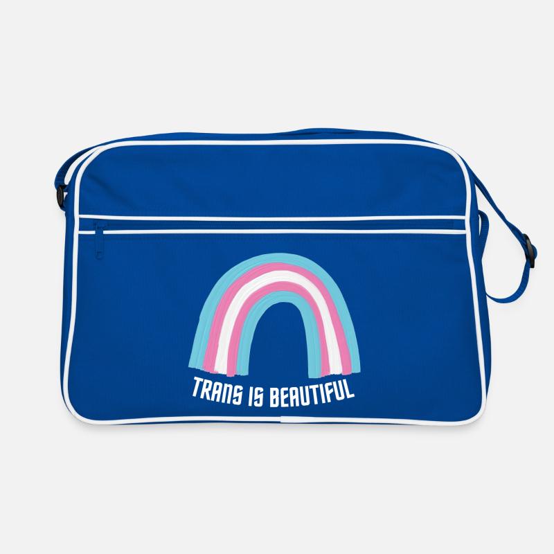 Trans ist wunderschön Retro Tasche