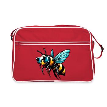 Abeille - Sac Retro - rouge/blanc - Devant