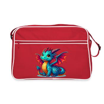 Dragon - Retro Bag - red/white - Front
