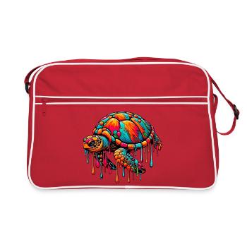 Turtle - Retro Bag - red/white - Front
