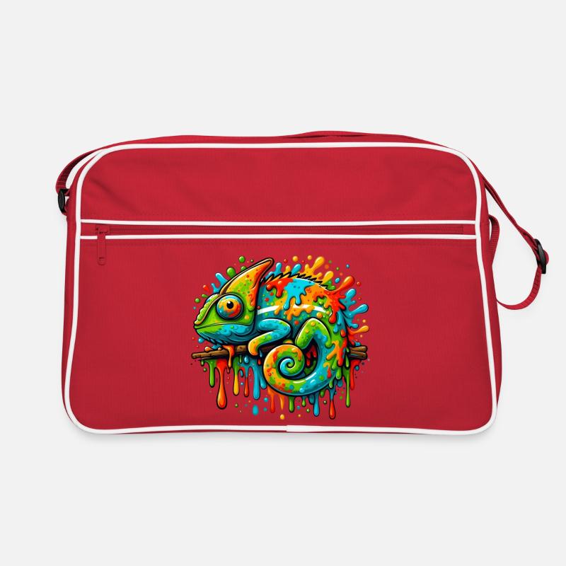 Caméléon Sac Retro