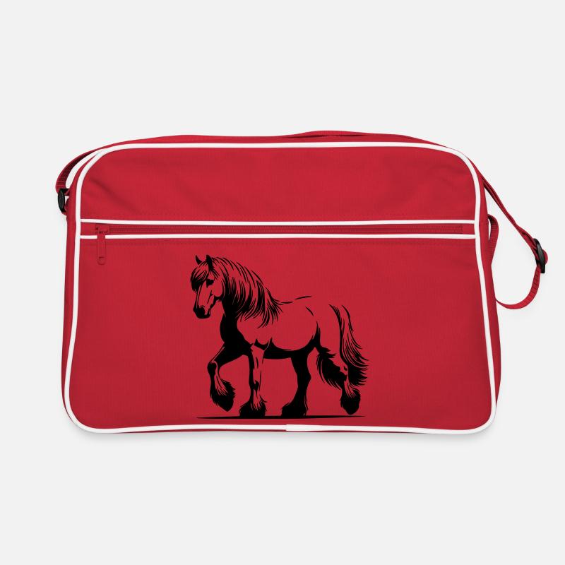 Haflinger de cheval Sac Retro