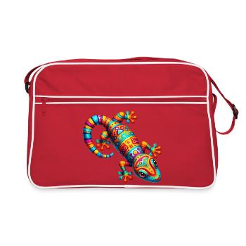 Gecko - Retro Bag - red/white - Front