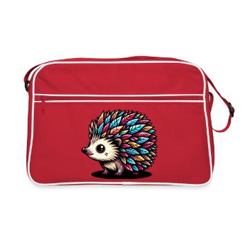 Hérisson - Sac Retro - rouge/blanc - Devant