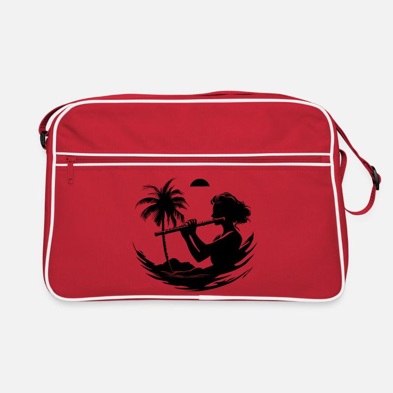 Graphic Flutist Retro Bag