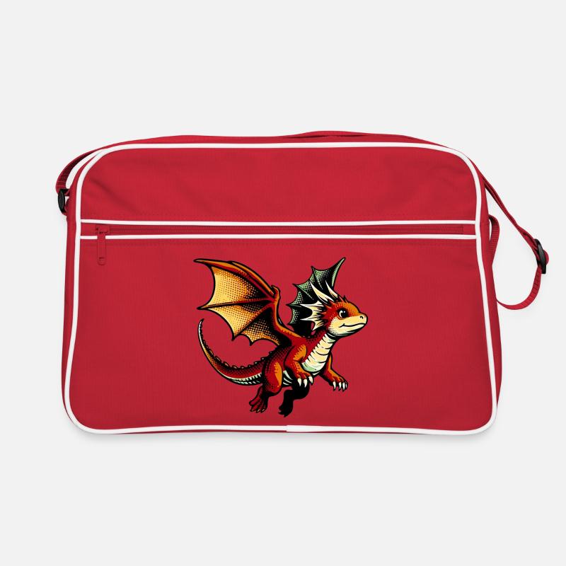 Drache Retro Tasche