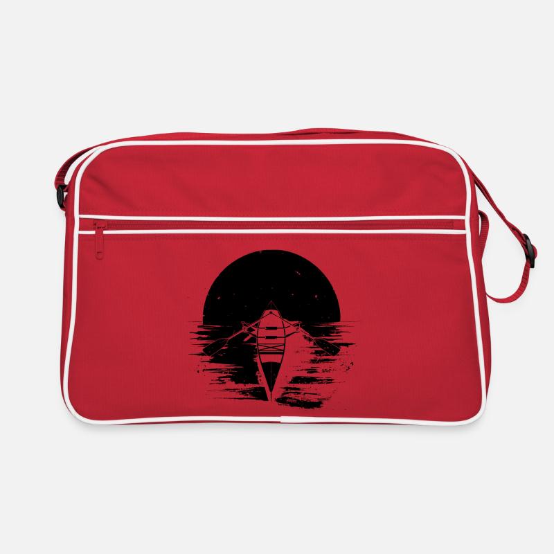 Dessin de bateau à rames Sac Retro