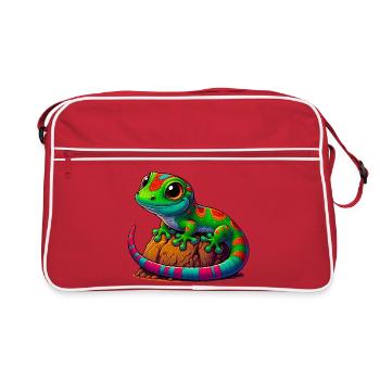 Gecko - Retro Bag - red/white - Front