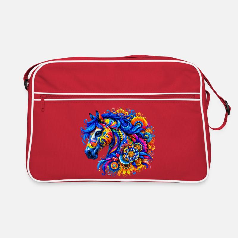 Pferd Retro Tasche