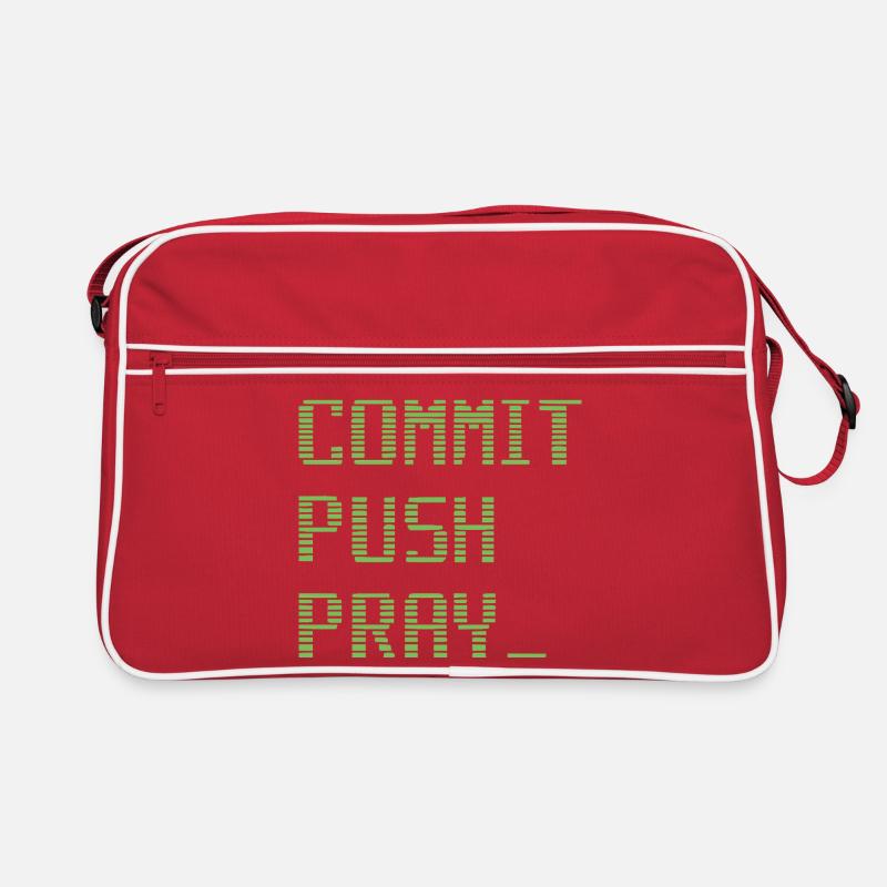 Software Developer Entwickler Geek Shirt Retro Tasche