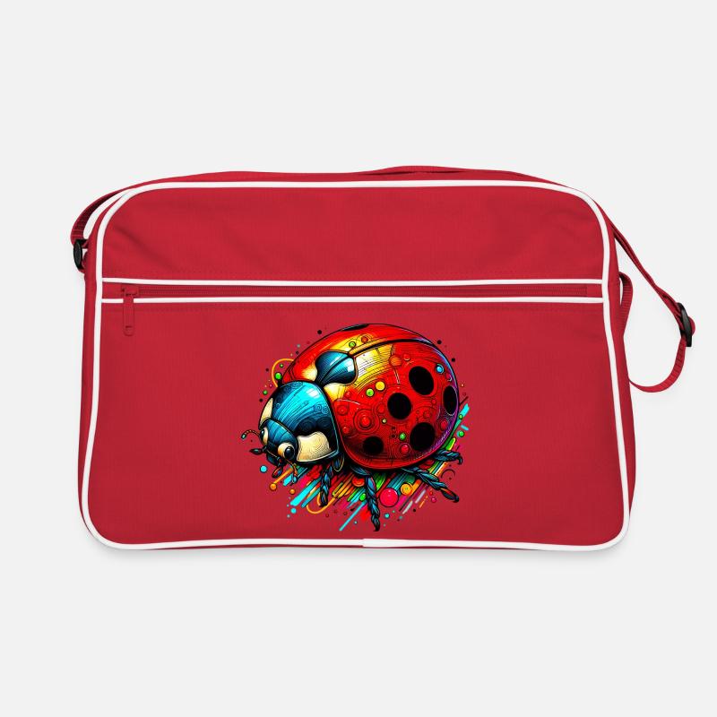 Marienkäfer Retro Tasche