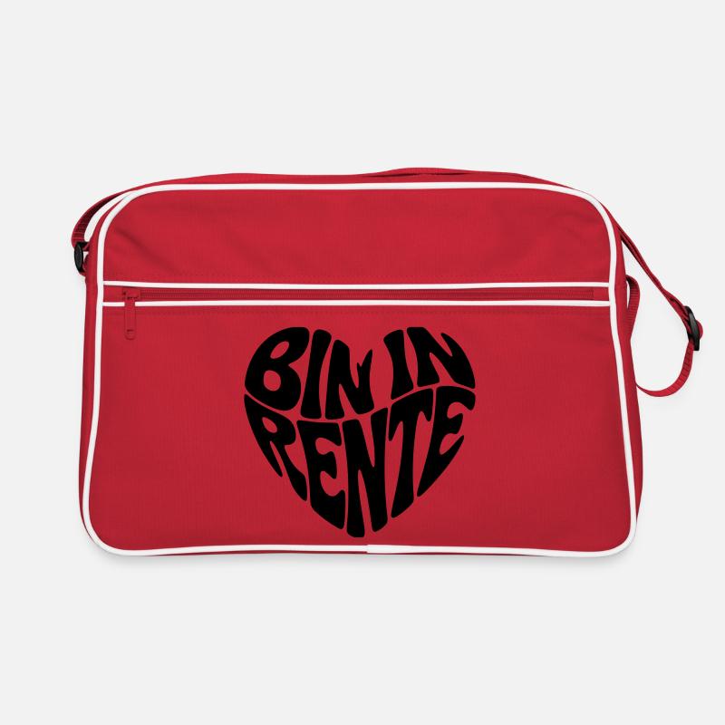 Bin in Rente  Retro Tasche