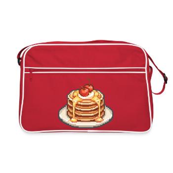 Cerises Pixel Pancake - Sac Retro - rouge/blanc - Devant