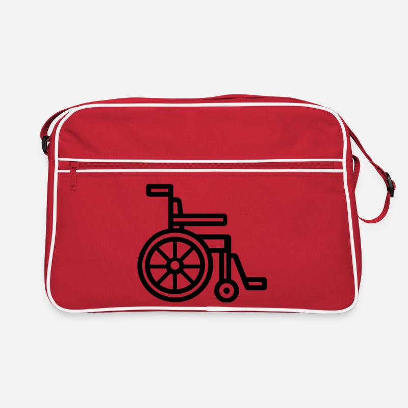 Rollstuhl Retro Tasche