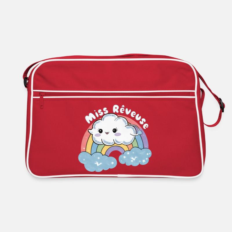 Kind Träumer und Schlaf Fräulein Magischer Träumer Retro Tasche