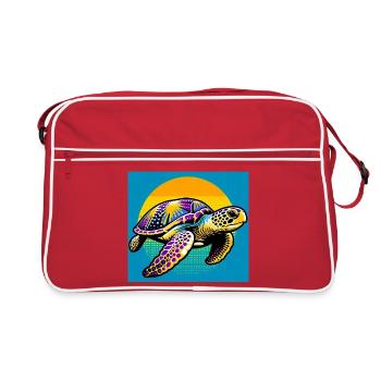 tortue - Sac Retro - rouge/blanc - Devant
