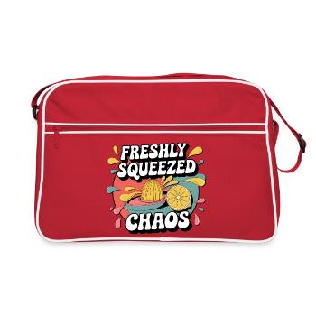 Y2K Pop Humor – Lemon - Retro Bag - red/white - Front