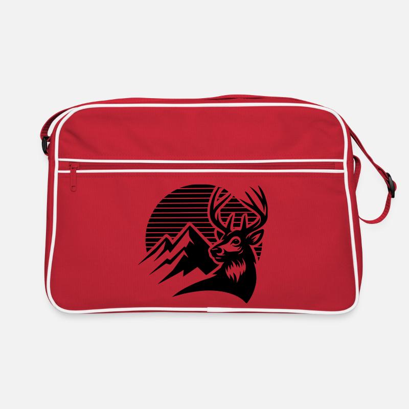 Alpine deer Retro Bag