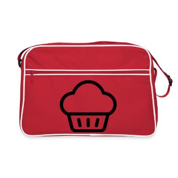 muffin - Sac Retro - rouge/blanc - Devant