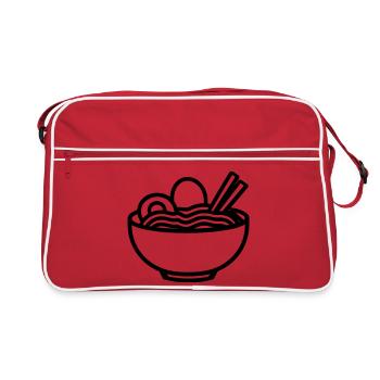 ramen - Sac Retro - rouge/blanc - Devant
