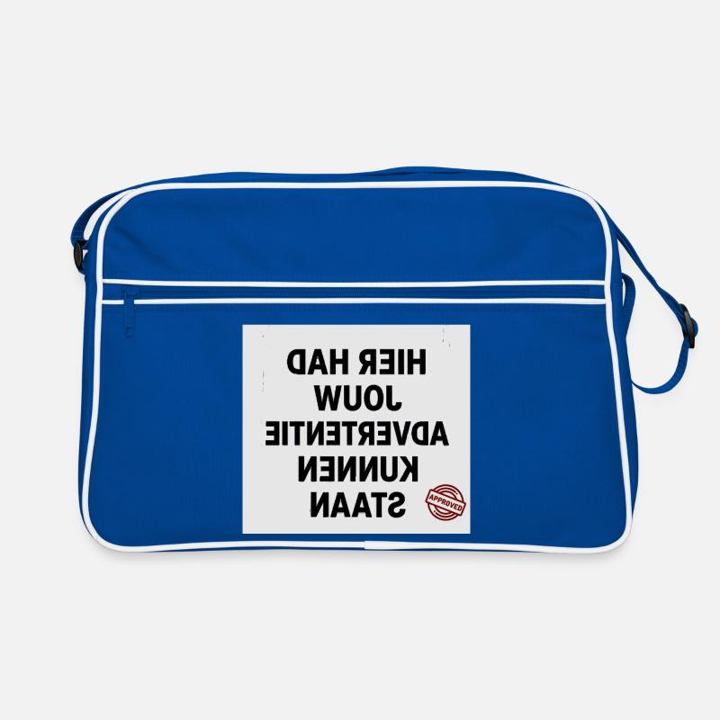 Large Typography with Approval Stamp Retro Bag
