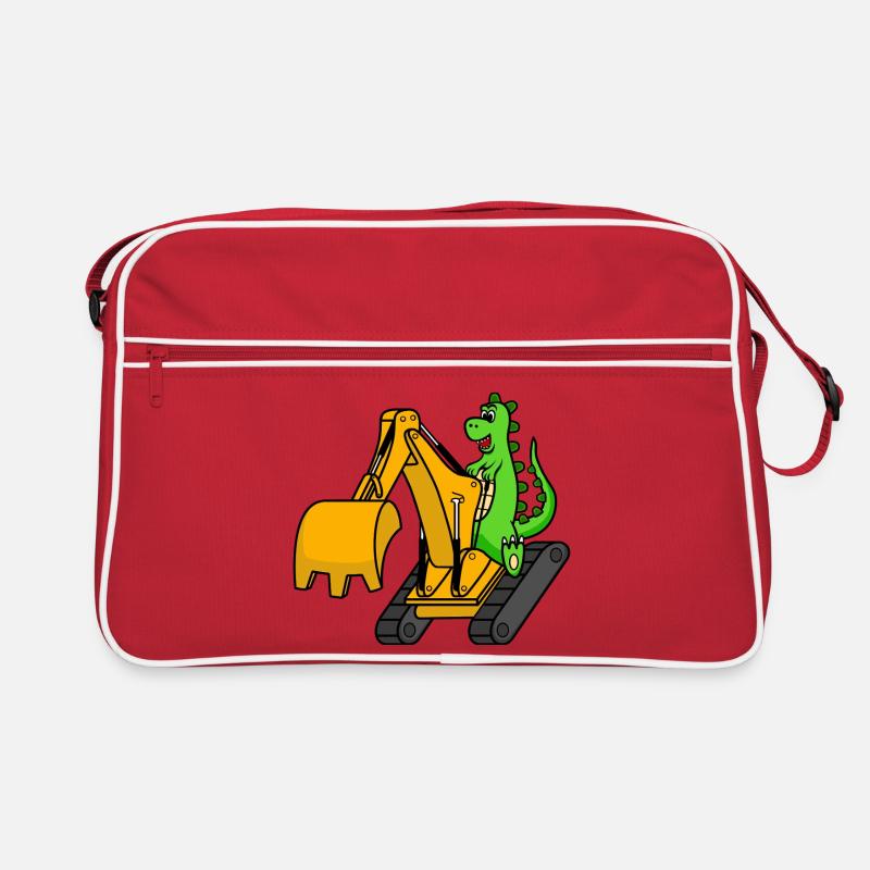 Dino Bagger Dinosaurier Retro Tasche